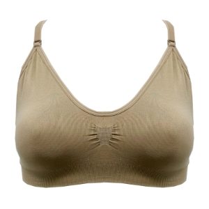 Silky Seamless Clear Back Bra Top with Removable Padding