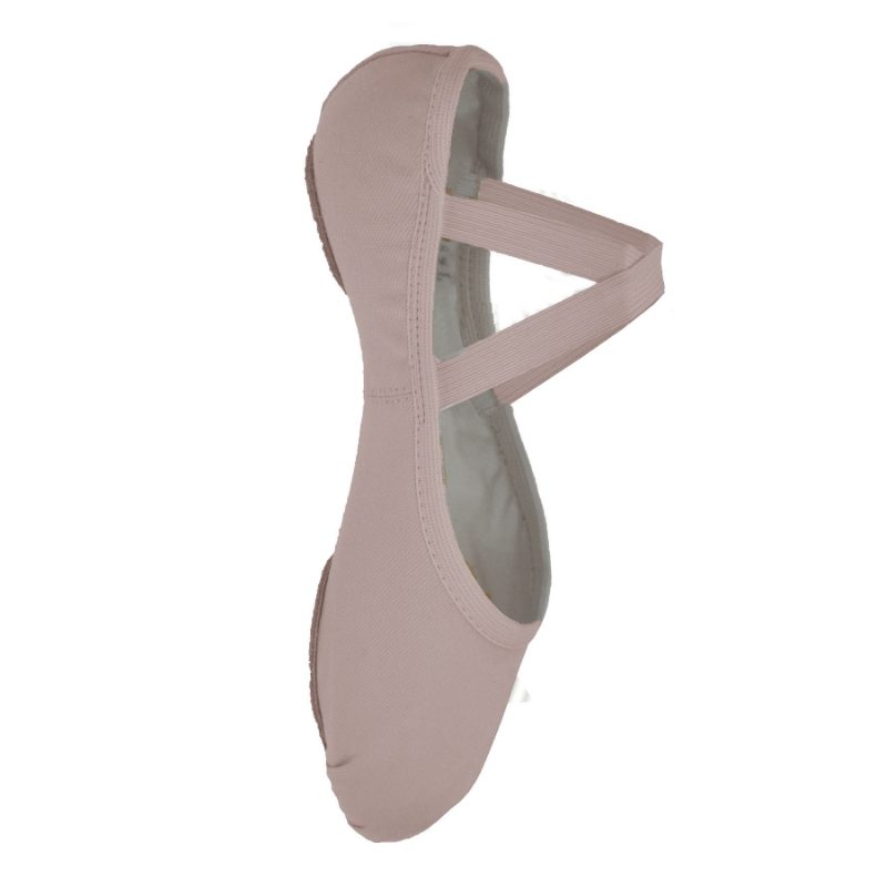 Split Sole Bloch 284 Performa Pink Canvas Ballet Pump 