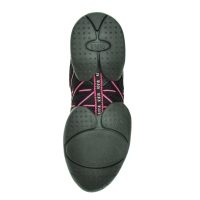 BLOCH® 524 Black/Pink Stripe Criss Cross Sneaker 